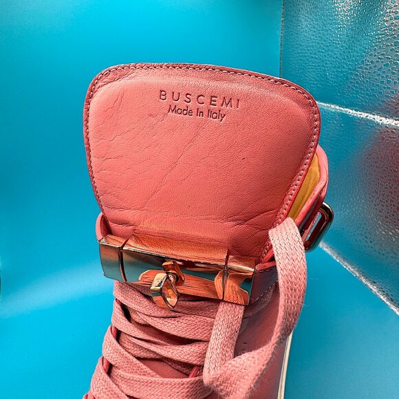 Buscemi Wedge Pink Sneakers Women Authentic - Picture 7 of 10
